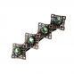 Gemstone Collection Peridot Barrette