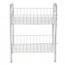 2 3 4 Layers Space Saving Kitchen Storage Baskets Trolley Rack with Wheels