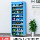 10 Tier DIY Shoe Rack Portable Storage Cabinet Organiser Wardrobe Dustproof