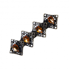 Gemstone Collection Citrine Barrette