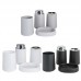 4 In 1 Simple Solid Color Bathroom Products Hotel Toilet Lotion Bottle Mouthwash Cup Set  Black