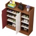 Multi  layer Thickened Wooden Board Dustproof Shoes Cabinet Shoe Organizer Shelf Stand for Living Room